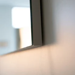 Meuble De Salle De Bains Au Sol 60Cm Avec 2 Tiroirs En Chêne Naturel Effet Bois Avec Lavabo Et Miroir 60X80 - Laguna