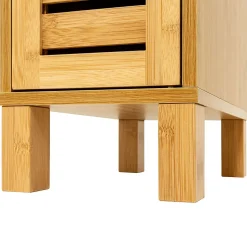 Meuble de WC en bambou SICELA - H. 120 cm