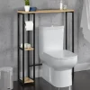 Meuble dessus WC avec placard DETROIT design industriel