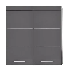 Meuble haut - Mélaminé - Gris - 73 - 77 - 23 cm