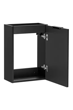 Meuble lave main à suspendre ADEL NOIR 40 cm