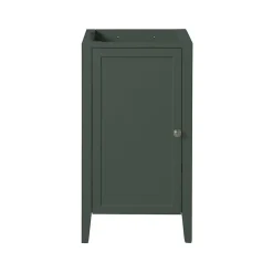 Meuble lave mains à poser vert mat l.44 x H.80,6 x P.30 cm, GoodHome Perma