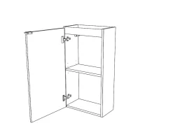 Meuble lave mains à poser effet chêne l.44 x H.79 x P.23 cm, GoodHome Imandra