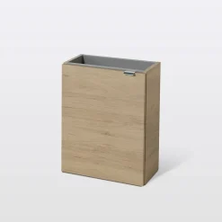 Meuble lave mains suspendu effet chêne l.44 x H.55 x P.23 cm, GoodHome Imandra