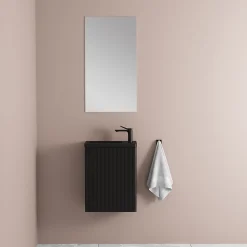 Meuble lave-main Aquanero noir 40 cm