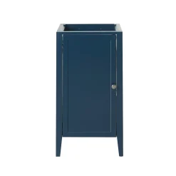 Meuble lave-mains à poser 1 porte bleu mat l.44 x H.80 x P.30 cm, GoodHome Perma
