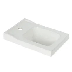 Meuble lave-mains à poser l.60 cm vert + plan vasque lave-mains Lana, GoodHome Perma