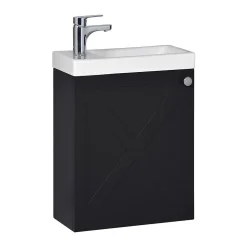 Meuble lave-mains AVA Noir carbone