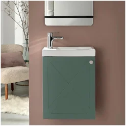 Meuble lave-mains AVA Vert de gris