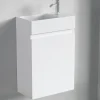Meuble lave-mains blanc brillant LOMAZOO Malibu - 40cm