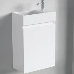 Meuble lave-mains blanc brillant LOMAZOO Malibu - 40cm