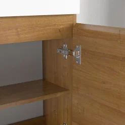 Meuble lave-mains chêne chaud LOMAZOO Malibu - 40cm