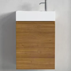 Meuble lave-mains chêne chaud LOMAZOO Malibu - 40cm