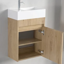 Meuble lave-mains chêne clair LOMAZOO Ibiza- 40cm