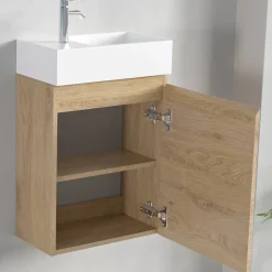 Meuble lave-mains chêne clair LOMAZOO Malibu - 40cm
