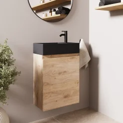 Meuble lave-mains chêne clair LOMAZOO Malibu - 40cm