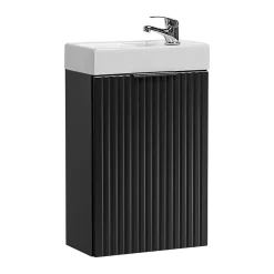 Meuble lave-mains 40cm 1 porte Adriel Noir