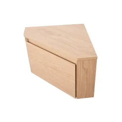 Meuble lave-mains d'angle à suspendre l.36,5 x H.28 x P.36,5 cm, effet bois, Homesight Noma