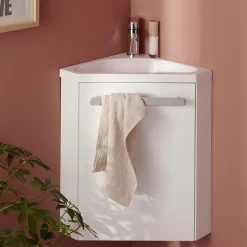 Meuble lave-mains d'angle SKINO