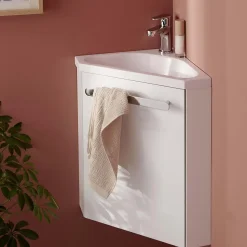 Meuble lave-mains d'angle SKINO