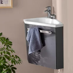 Meuble lave-mains d'angle SKINO