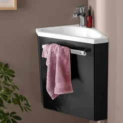 Meuble lave-mains d'angle SKINO