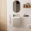 Meuble lave-mains LISA + miroir ovale