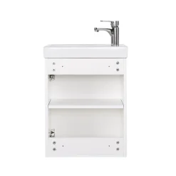 Meuble lave-mains LISA + miroir ovale