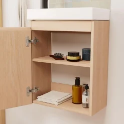 Meuble lave-mains LISA + miroir tablette