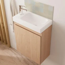 Meuble lave-mains LISA + robinet chromé
