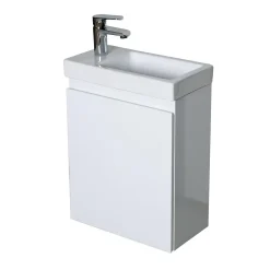 Meuble lave-mains LISA + robinet noir