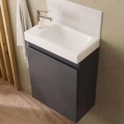 Meuble lave-mains LISA + robinet chromé