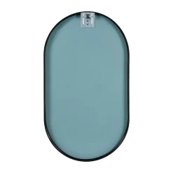 Meuble lave-mains LISA + robinet noir + miroir ovale
