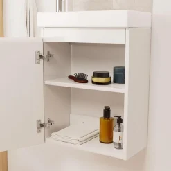 Meuble lave-mains LISA + robinet chromé