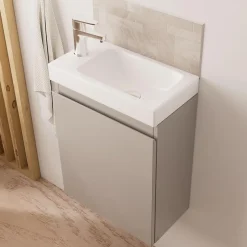 Meuble lave-mains LISA + robinet chromé