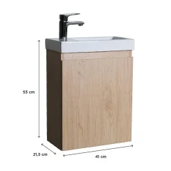 Meuble lave-mains LISA suspendu 41 cm