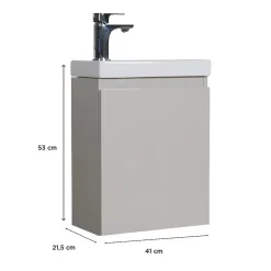 Meuble lave-mains LISA suspendu 41 cm