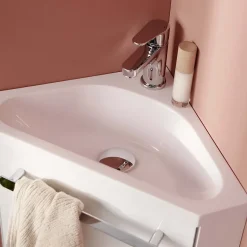 Meuble lave-mains SKINO + robinet chromé