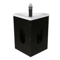 Meuble lave-mains SKINO + robinet chromé