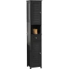 Meuble Rangement Salle de Bain Armoire Haute Meuble Colonne, FRG236-DG, SoBuy