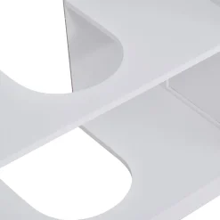 Meuble salle de bain - meuble sous-vasque - placard 2 portes avec étagère - dim. 60L x 30l x 60H cm - MDF gris blanc