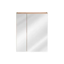 Meuble salle de bain miroir CAPRI OAK