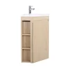 Meuble simple vasque d'angle SORRENTO 45cm