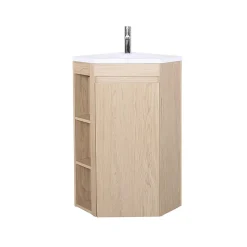 Meuble simple vasque d'angle SORRENTO 45cm