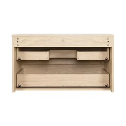 Meuble simple vasque SORRENTO décor chêne 80 cm