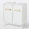 Meuble sous lavabo à poser GoodHome Ladoga L. 60 x H. 65 x P. 36 cm