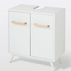 Meuble sous lavabo à poser GoodHome Ladoga L. 60 x H. 65 x P. 36 cm