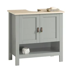 Meuble sous Lavabo avec 2 Portes et 1 Compartiment Ouvert, BZR69-HG, SoBuy