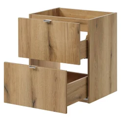 Meuble sous lavabo avec vasque 50 x 57 x 39 cm chêne NEWPORT