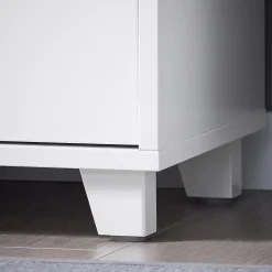 Meuble Sous Lavabo de Salle de Bain Meuble évier de Cuisine, 2 Portes, BZR148-W, SoBuy